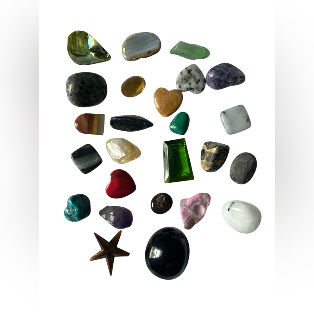 Natural Assorted Stone And Crystals Collection